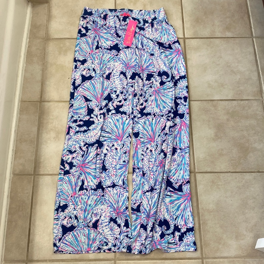 NWT Lilly Pulitzer Lorena Palazzo Pants. Size M